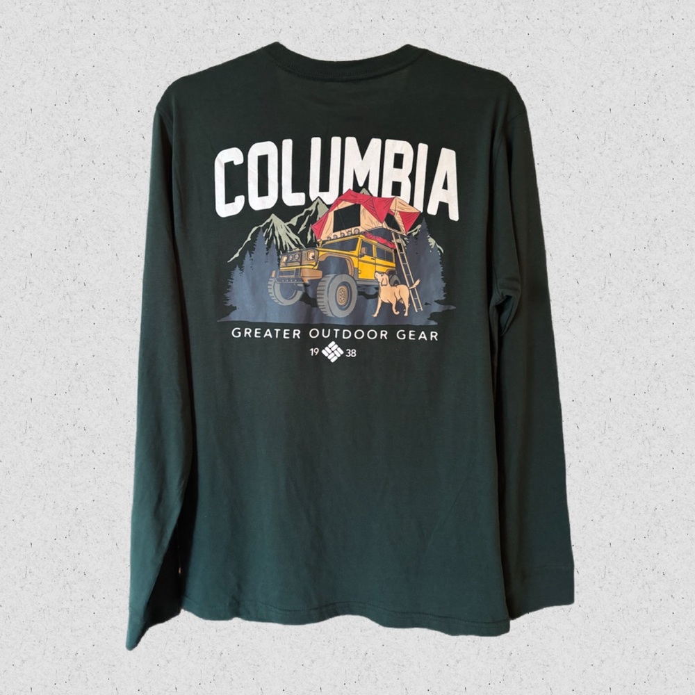 Green Columbia men’s shirt size S